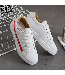 Women's Shoes PU(Polyurethane) Spring Comfort Sneakers
