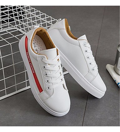 Women's Shoes PU(Polyurethane) Spring Comfort Sneakers