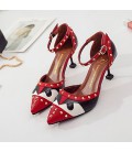 Women's Shoes PU(Polyurethane) Summer Comfort Sandals Stiletto Heel