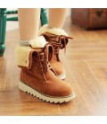 Women's Leatherette Casual Low Heel boots