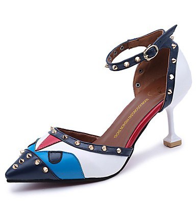 Women's Shoes PU(Polyurethane) Summer Comfort Sandals Stiletto Heel