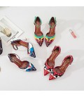 Women's Shoes PU(Polyurethane) Summer Comfort Sandals Stiletto Heel