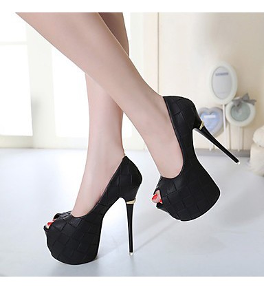 Women's Shoes Leatherette Summer Stiletto Heel