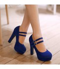 Women's Shoes Fleece Summer / Fall Chunky Heel