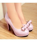 Women's Shoes Patent Leather Fall Comfort Cone Heel