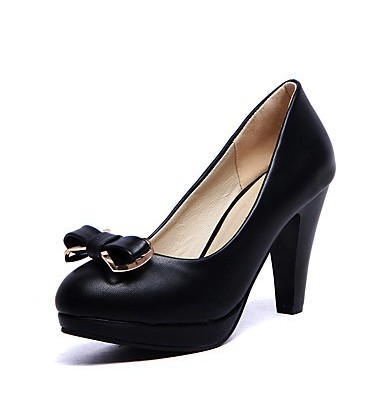 Women's Shoes Patent Leather Fall Comfort Cone Heel
