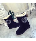 Autumn and winter height increasing short boots, sweet snow boots for women