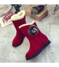 Autumn and winter height increasing short boots, sweet snow boots for women