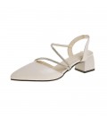 New Summer Baotou Coarse Heel Diamond High Heel Women's Shoes