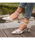 New Versatile Coarse Heel Strap Casual Women's Sandals
