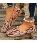 New women's casual flat bean shoes