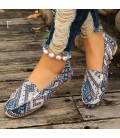 New women's casual flat bean shoes
