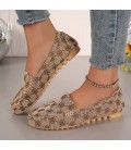 New women's casual flat bean shoes