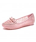 Bean shoes, leather shoes, soft soled non slip women's shoes