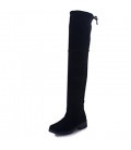 Women's Winter Comfort PU Casual Low Heel Lace-up Boots