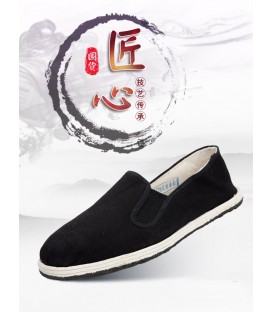 Breathable Polyurethane Anti-Slip Beijing Layered Sole Driving Shoes for Men
