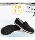 Breathable Polyurethane Anti-Slip Beijing Layered Sole Driving Shoes for Men