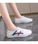 Women's Leather Casual Shoes - Versatile Non-Slip White Sneakers for Students