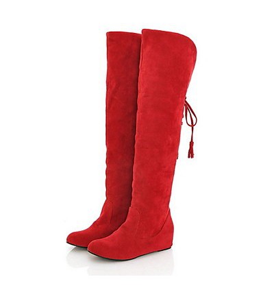 Women's Winter Suede Dress Low Heel Lace-up Snow Boots Women's Winter Suede Dress Low Heel Lace-up Snow Boots