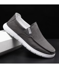 Breathable Polyurethane Anti-Slip Beijing Layered Sole Driving Shoes for Men