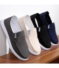 Breathable Polyurethane Anti-Slip Beijing Layered Sole Driving Shoes for Men