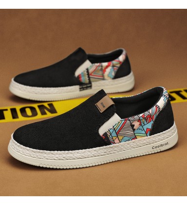 Breathable Polyurethane Anti-Slip Beijing Layered Sole Driving Shoes for Men