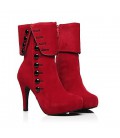 Women's Shoes Leatherette Fall Winter Combat Boots