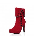Women's Shoes Leatherette Fall Winter Combat Boots