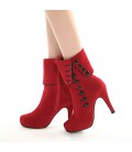 Women's Shoes Leatherette Fall Winter Combat Boots