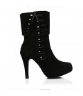 Women's Shoes Leatherette Fall Winter Combat Boots