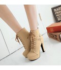 Women's Shoes Leatherette Chunky Heel Riding Boots