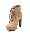 Women's Shoes Leatherette Chunky Heel Riding Boots