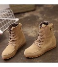 Women's Shoes Faux Suede Wedge Heel Bootie/Comfort Boots