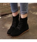 Women's Shoes Faux Suede Wedge Heel Bootie/Comfort Boots