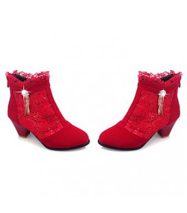 Women's Shoes Fall / Winter Fashion Boots / Round Toe Boots