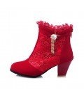 Women's Shoes Fall / Winter Fashion Boots / Round Toe Boots