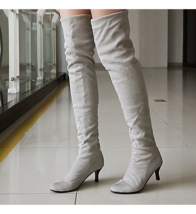 Women's Fall Winter Leatherette Casual Stiletto Heel Women's Fall Winter Leatherette Casual Stiletto Heel