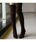 Women's Fall Winter Leatherette Casual Stiletto Heel