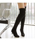 Women's Fall Winter Leatherette Casual Stiletto Heel