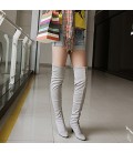 Women's Fall Winter Leatherette Casual Stiletto Heel