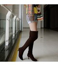 Women's Fall Winter Leatherette Casual Stiletto Heel