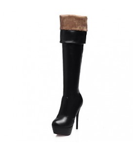 Women's Shoes Synthetic Stiletto Heel Fashion Boots
