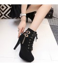 Women's Boots Winter Comfort PU Casual Stiletto Heel
