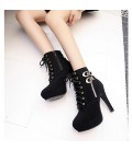 Women's Boots Winter Comfort PU Casual Stiletto Heel