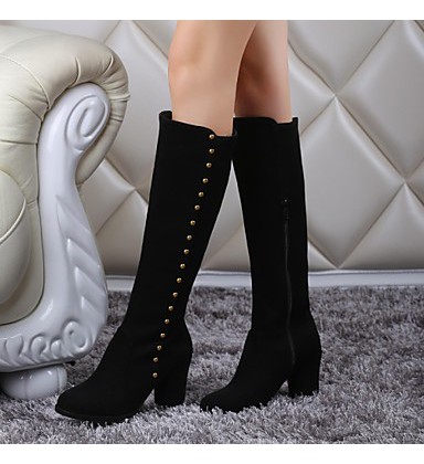 Women's Shoes Chunky Heel Fashion Boots / Round Toe Boot