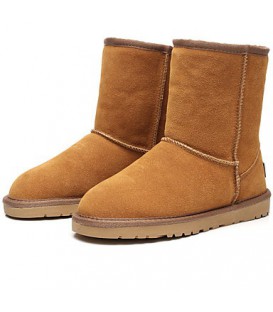 women's snow boots with fur Mid-Calf shoes 