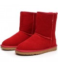 women's snow boots with fur Mid-Calf shoes 