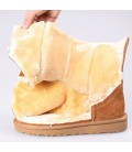 women's snow boots with fur Mid-Calf shoes 