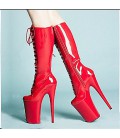 Women's Shoes Patent Leather Spring/Summer/Fall/Winter Heels 20CM boots
