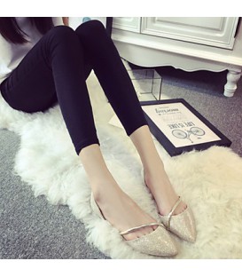 Women's Shoes Bling Flat Heel Ballerina / Pointed Toe Flats